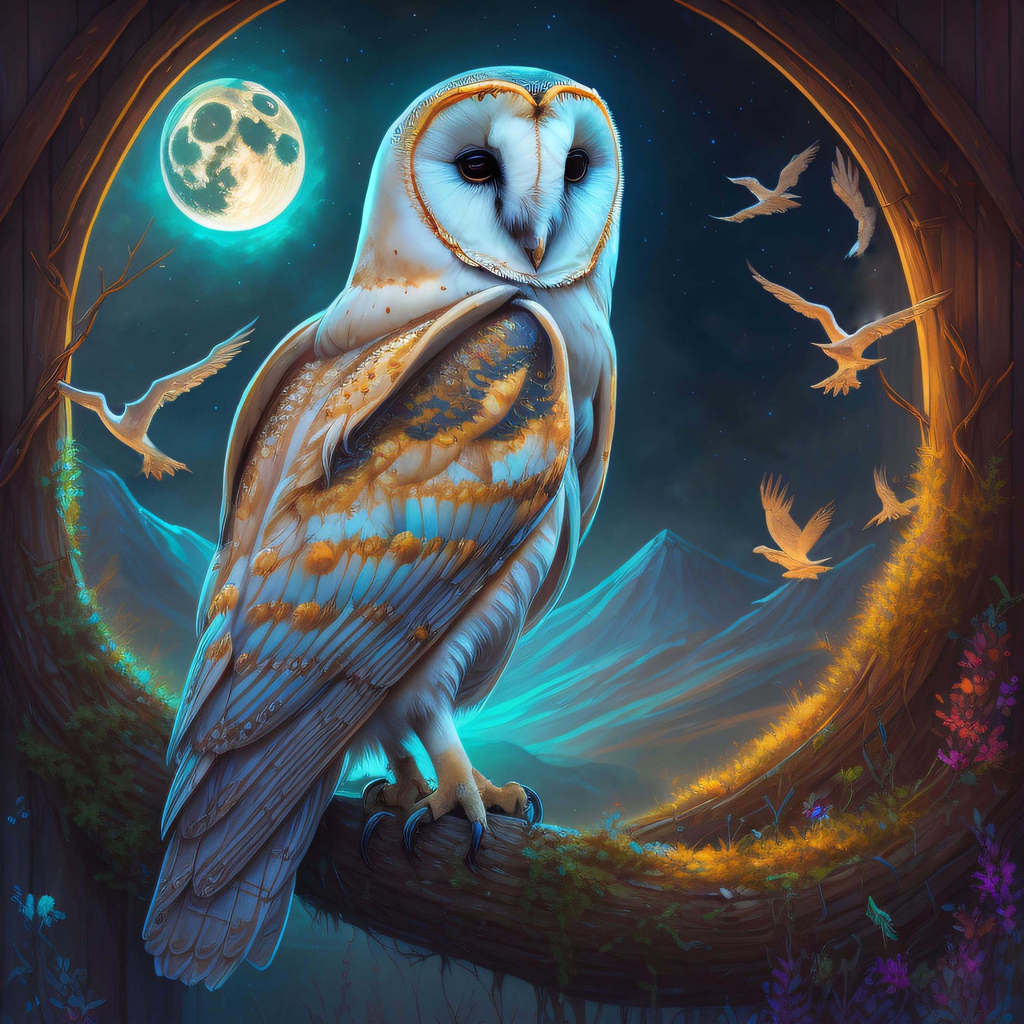 Barn Owl Poster