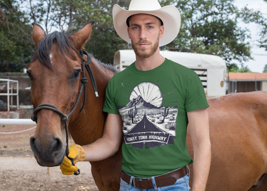 Unisex garment-dyed heavyweight t-shirt "Honky Tonk"