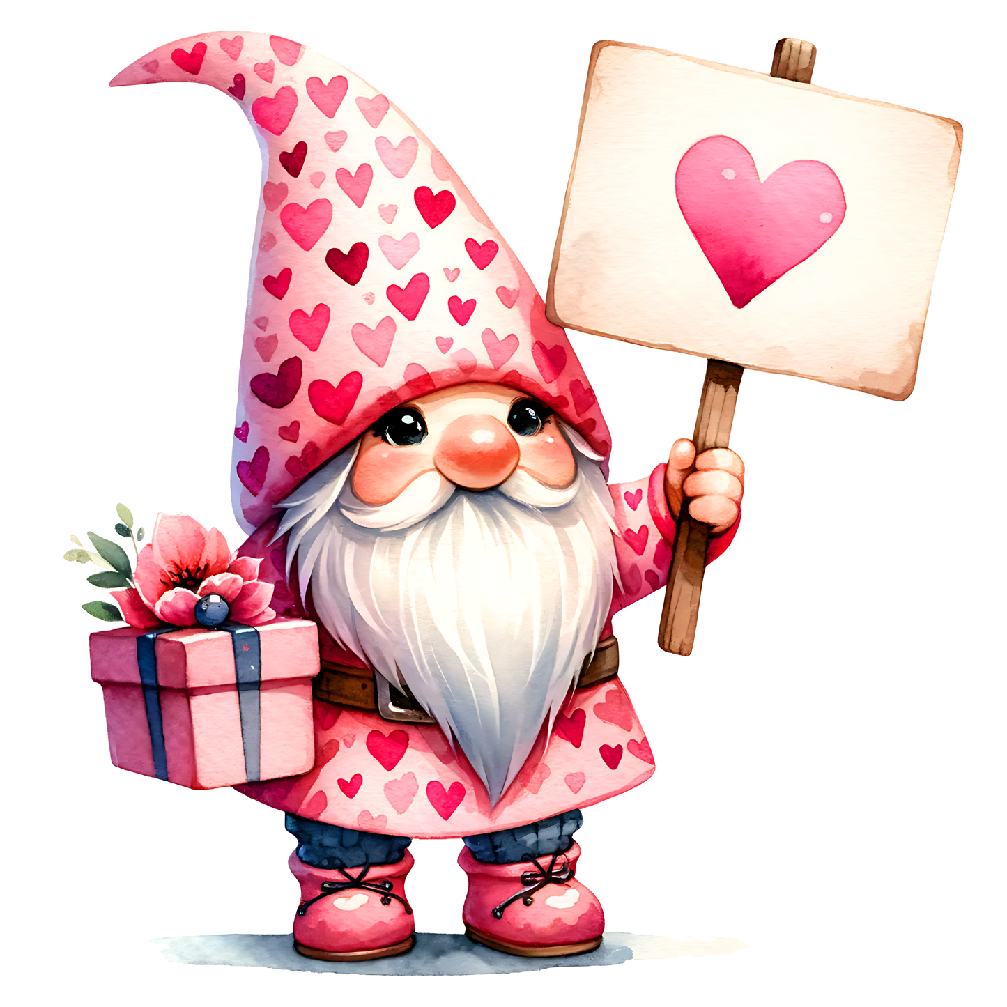 Gnome Love #2 Heart Sign Unisex t-shirt