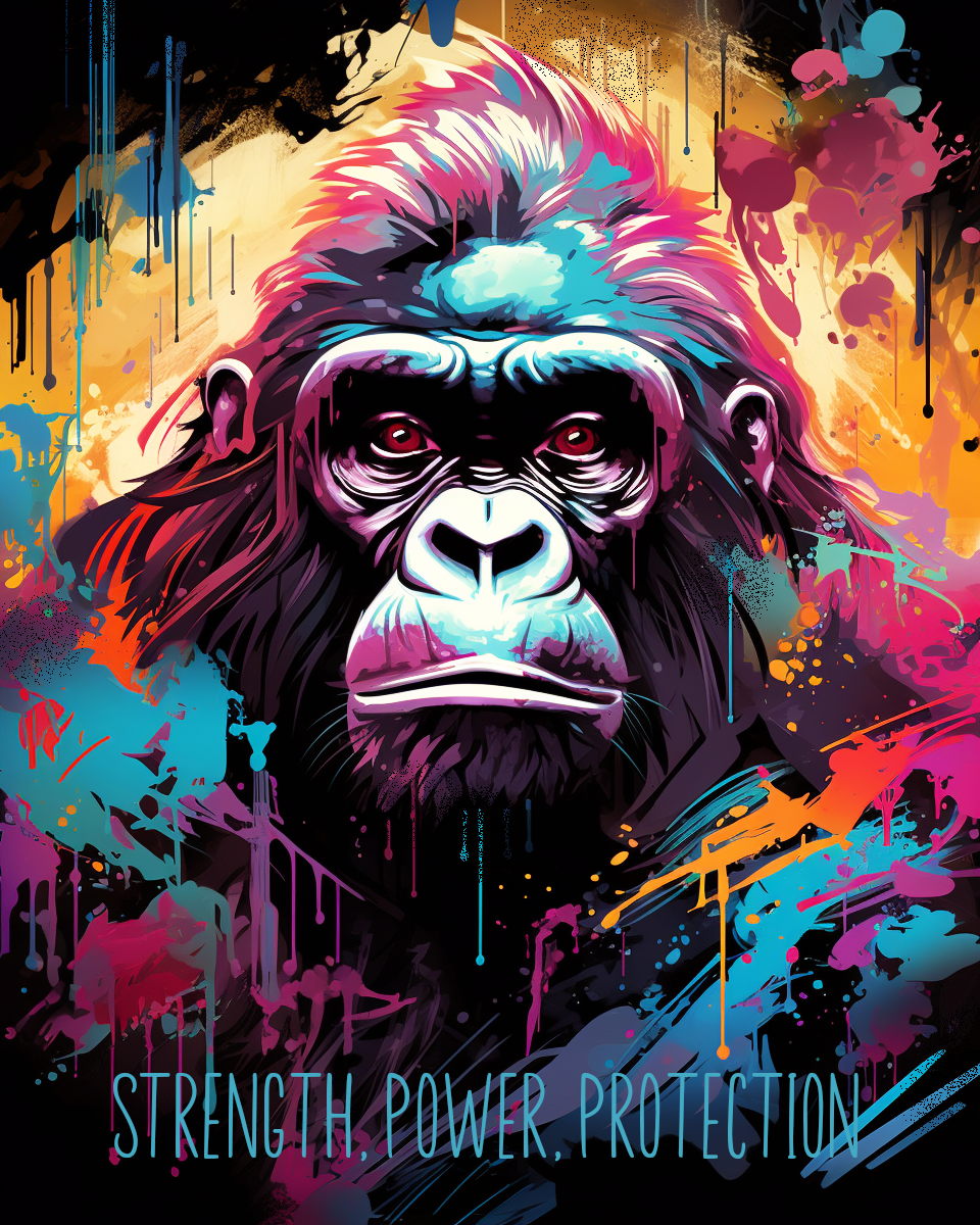 Gorilla "Strength" Unisex t-shirt