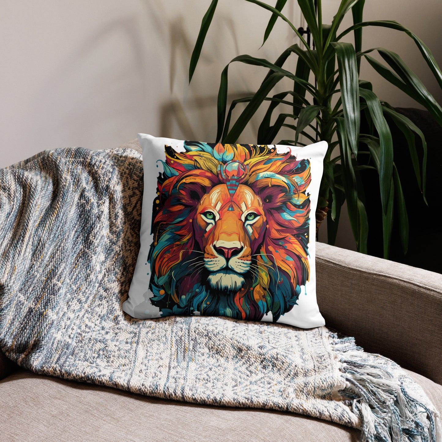 Basic Pillow "Boho Lion"