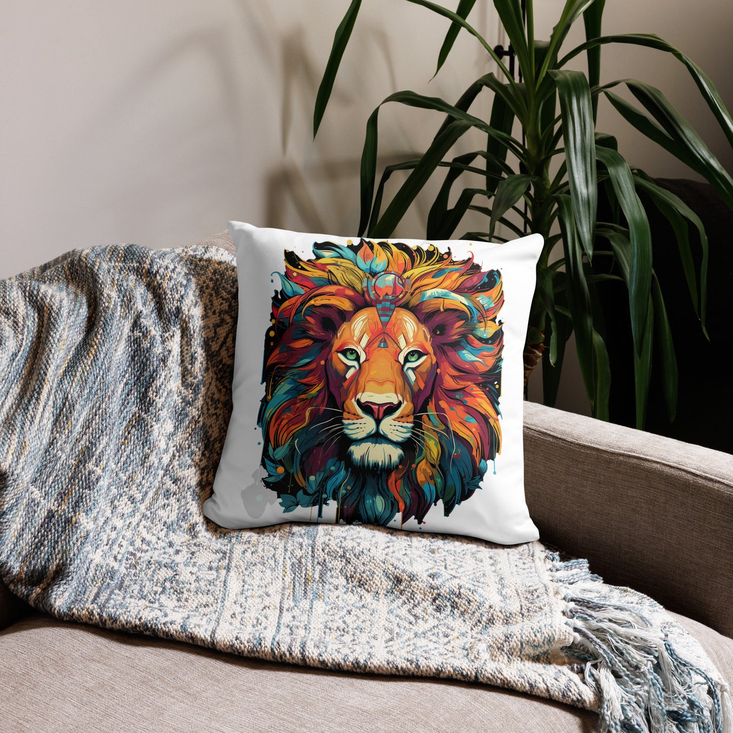 Basic Pillow "Boho Lion"