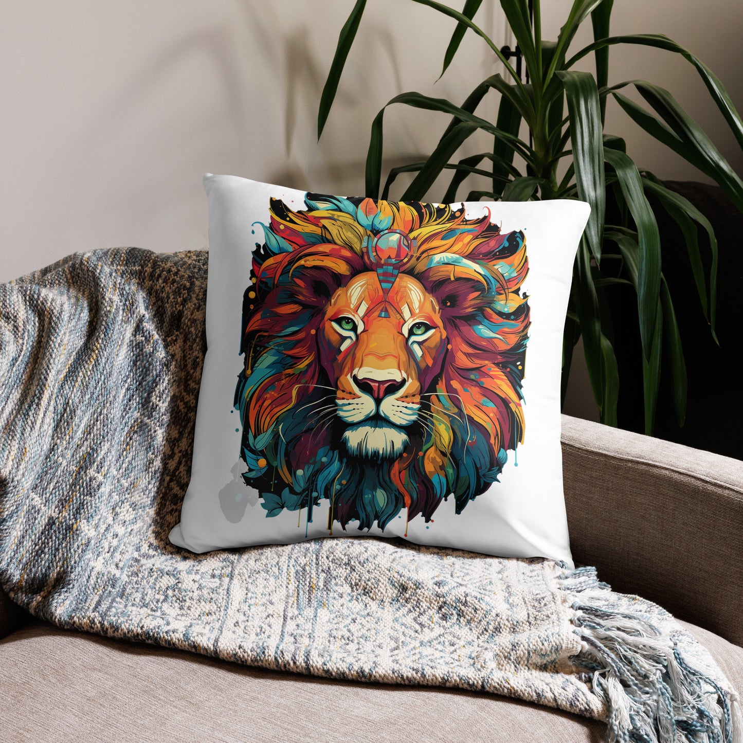 Basic Pillow "Boho Lion"