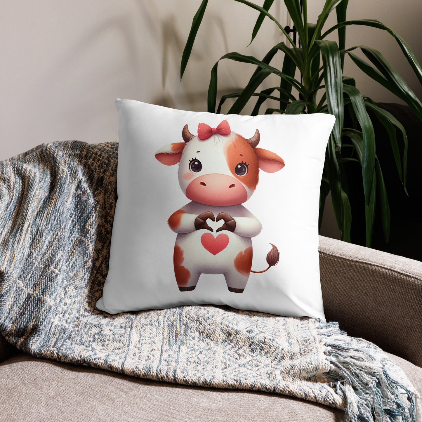 Basic Pillow - Cow