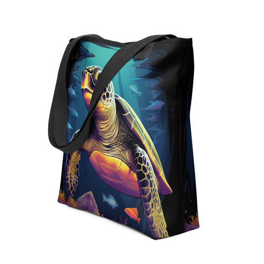 Tote bag Turtle Underwater Dreaming