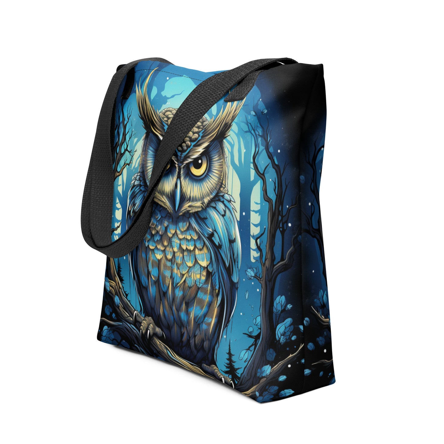 Tote bag Owl Midnight Blue