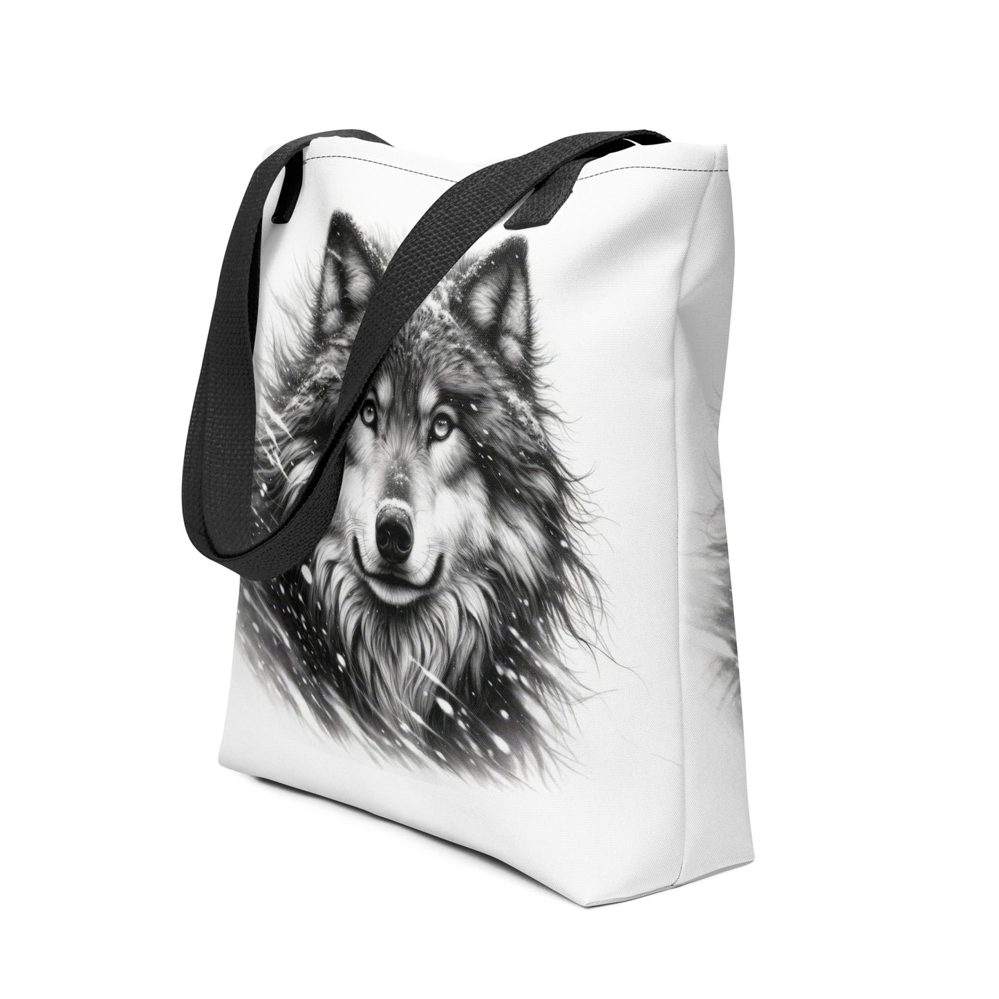 Tote bag Snow Wolf 04