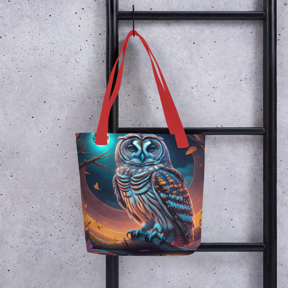 Barred Owl - All-Ove Print  - Tote bag