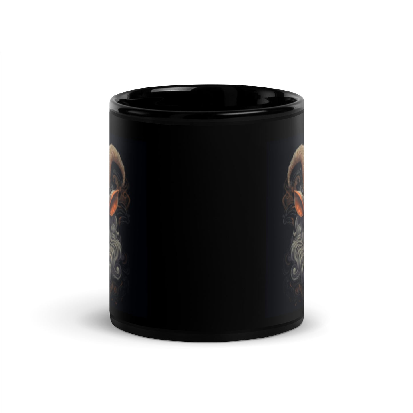 Halloween Goat's Head - Black Glossy Mug