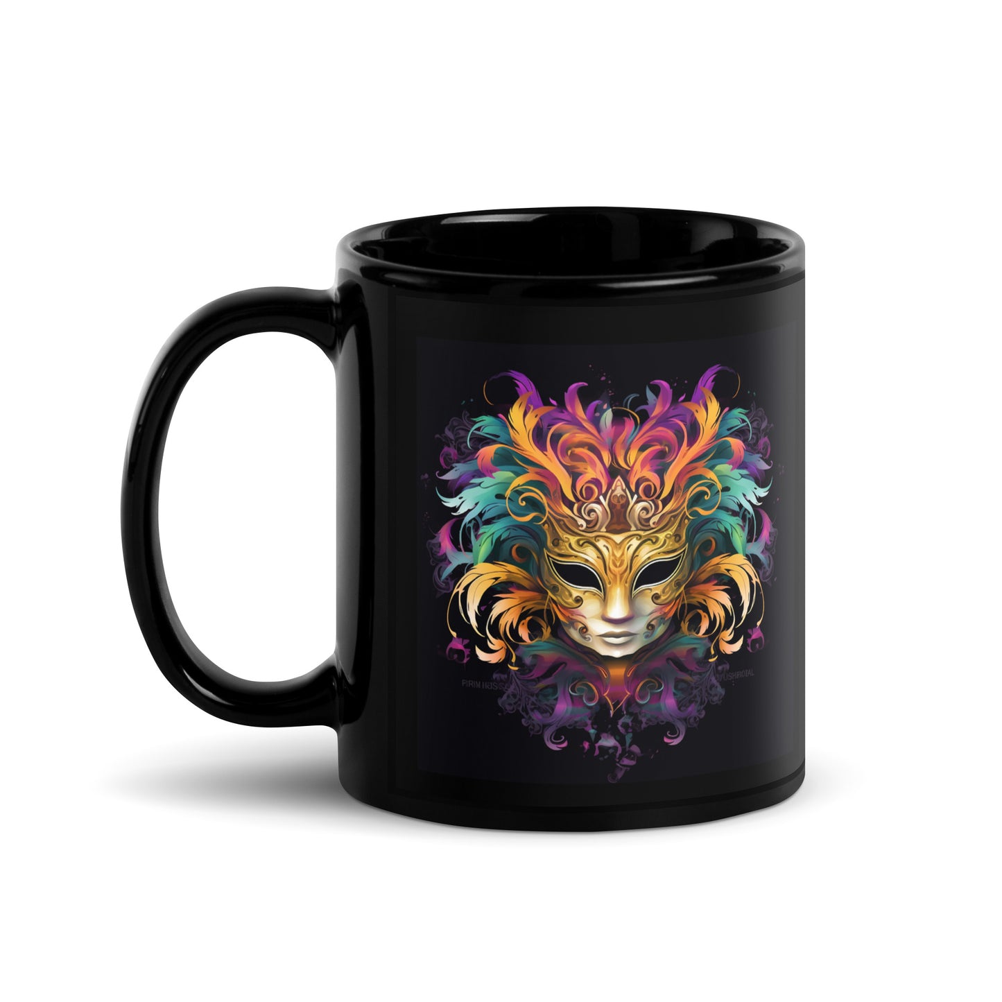 Masquerade #3 -xBlack Glossy Mug