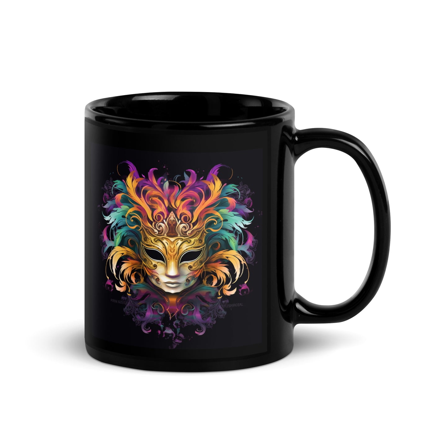 Masquerade #3 -xBlack Glossy Mug