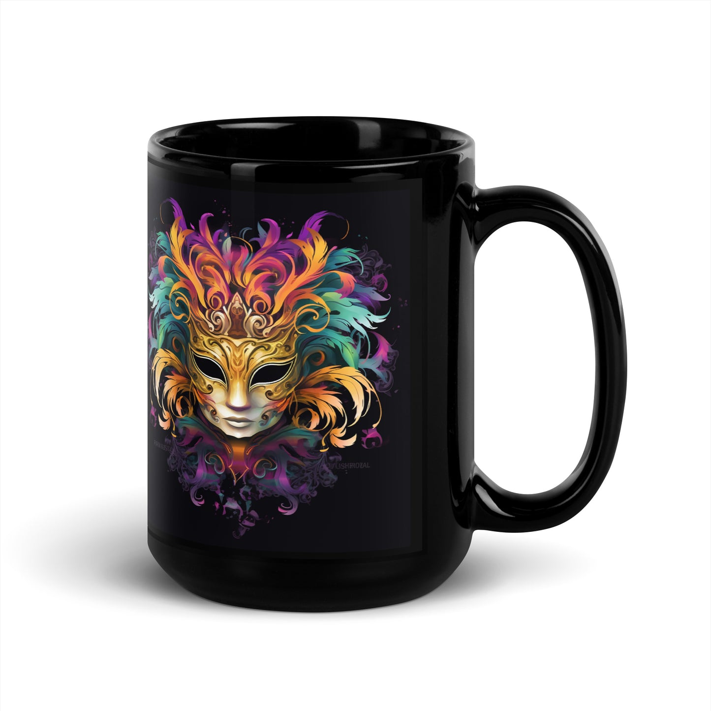 Masquerade #3 -xBlack Glossy Mug