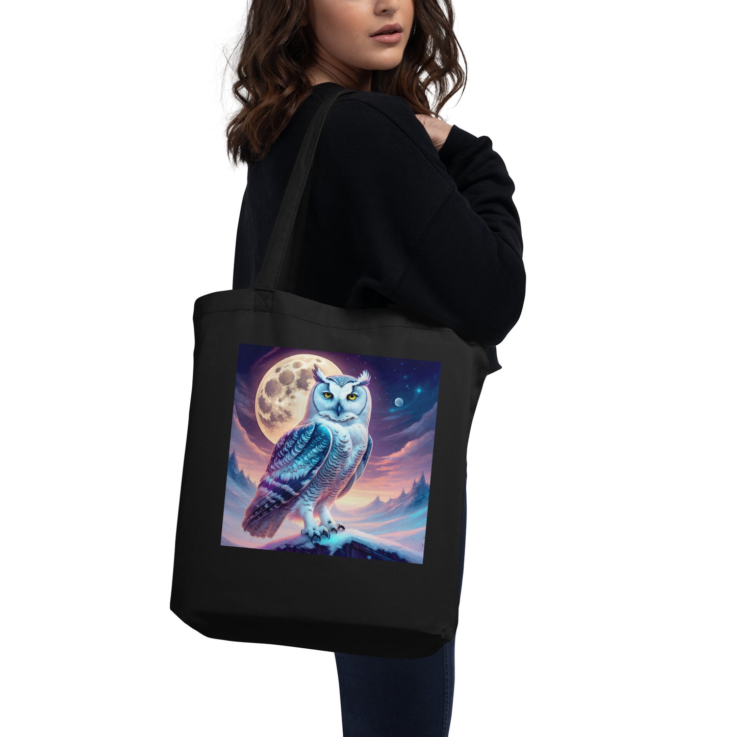 Snowy Owl - Eco Tote Bag