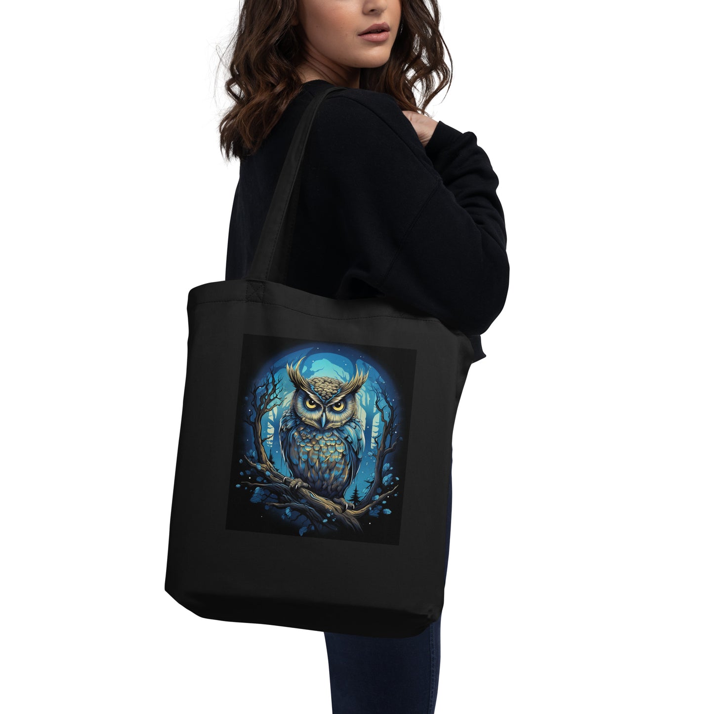 Owl "Midnight Blue" - Eco Tote Bag