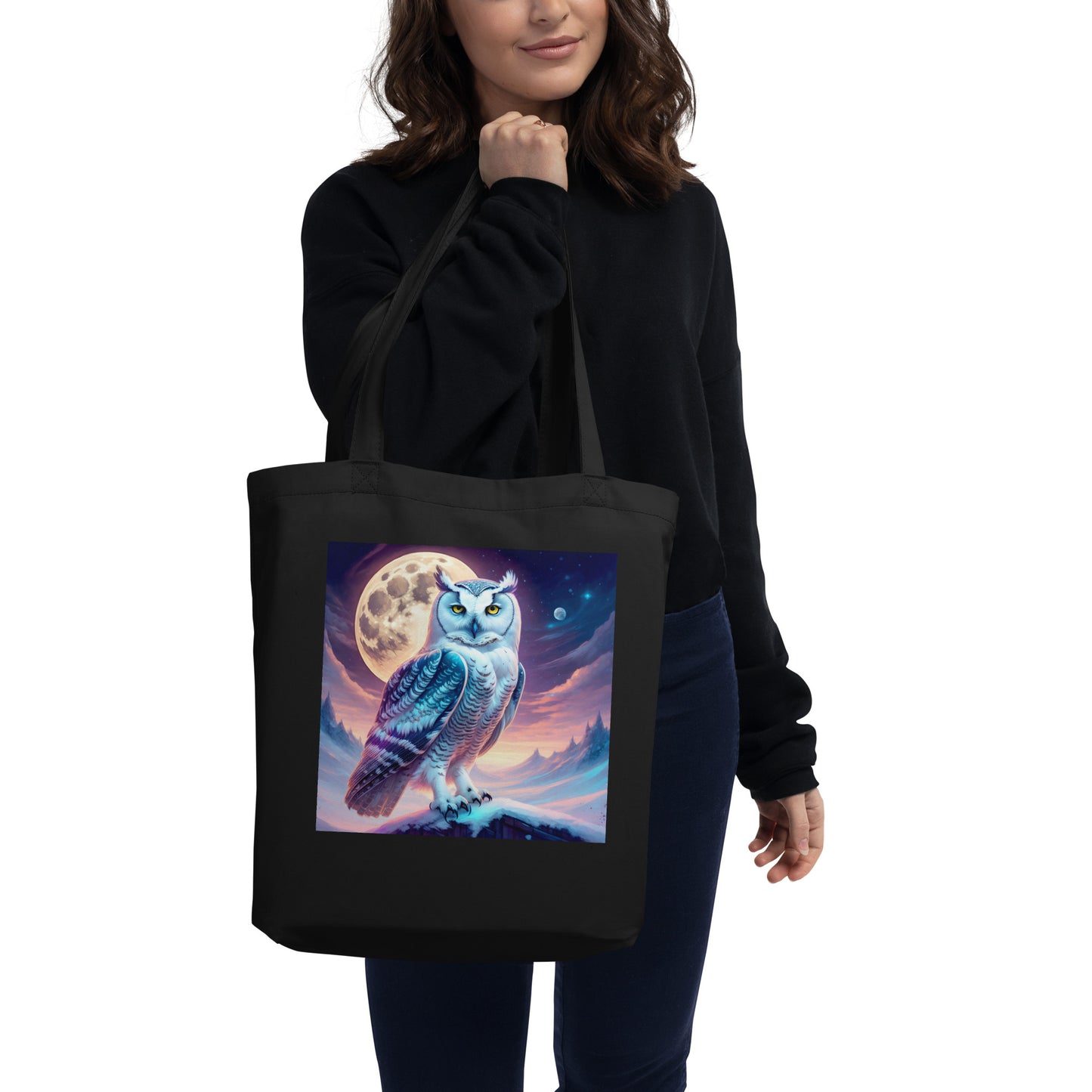 Snowy Owl - Eco Tote Bag