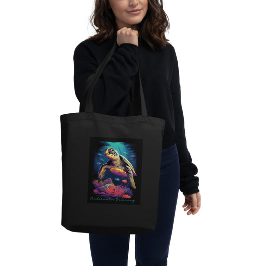 Turtle: "Underwater Dreaming" - Eco Tote Bag