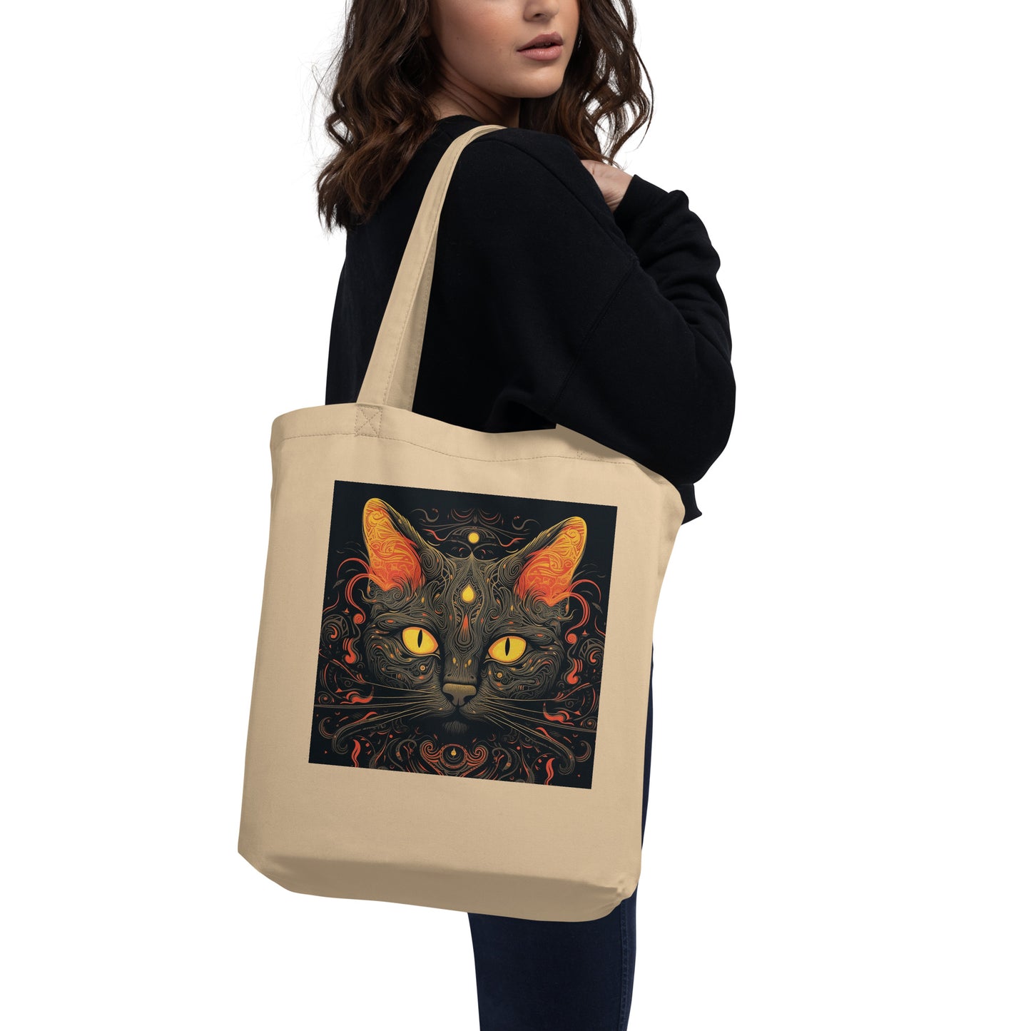 Black Cat Mysterious - Eco Tote Bag