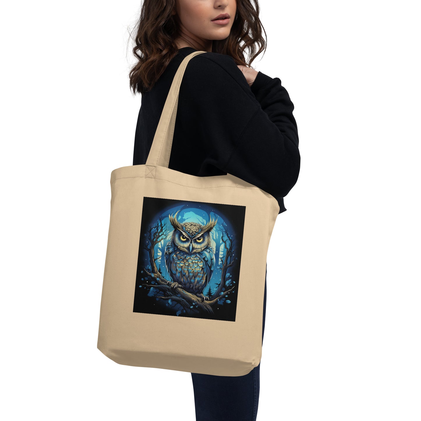 Owl "Midnight Blue" - Eco Tote Bag