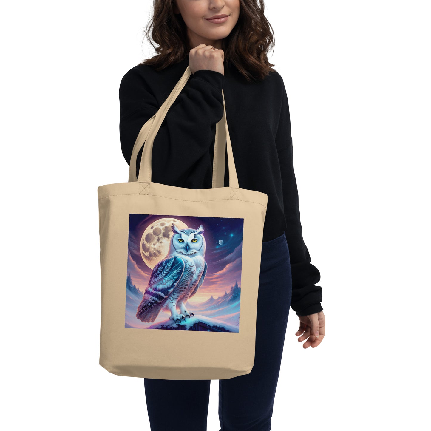 Snowy Owl - Eco Tote Bag