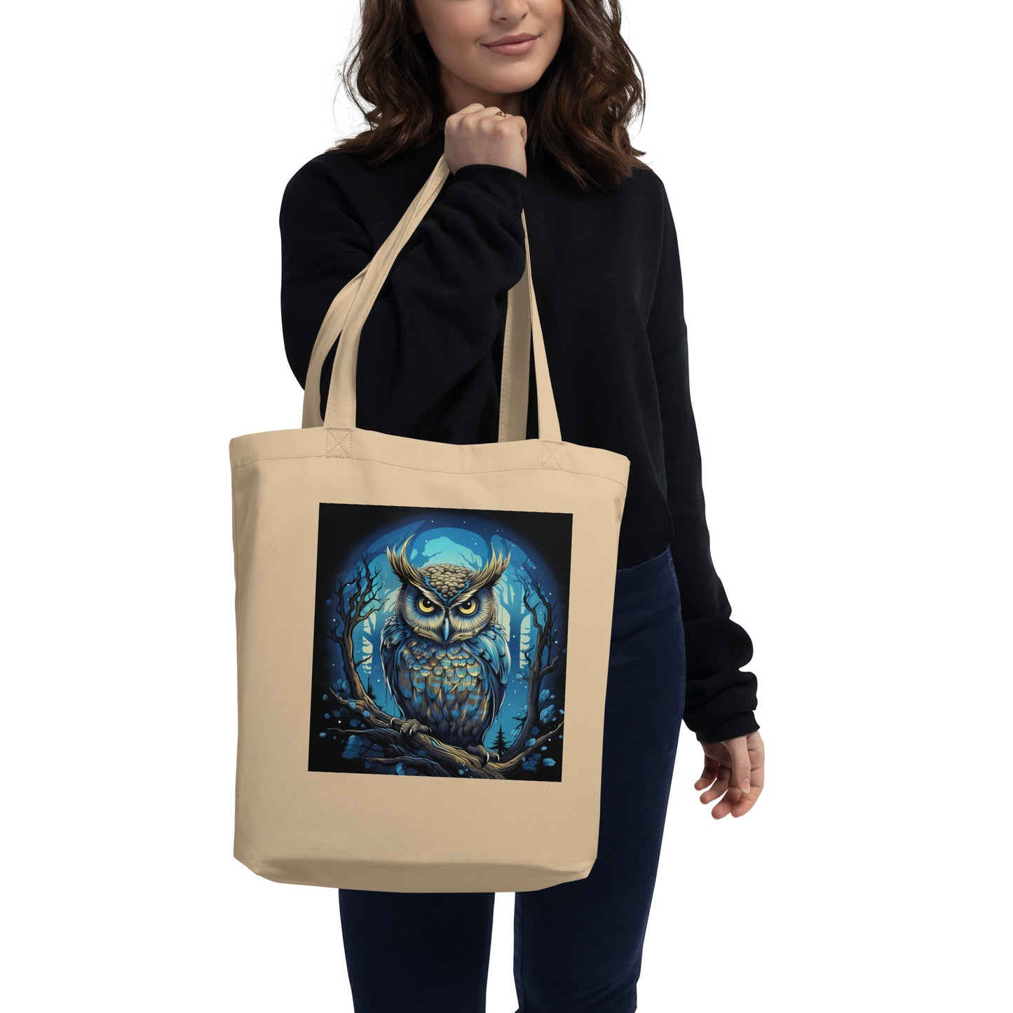 Owl "Midnight Blue" - Eco Tote Bag