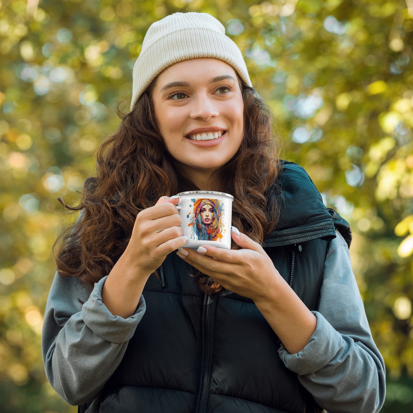 Arabian Dreaming Enamel Mug