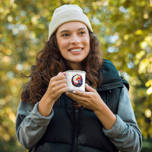 Tree Circle - Enamel Mug