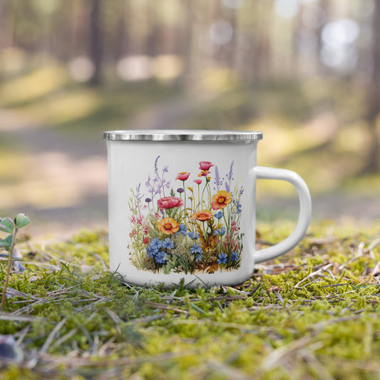 Enamel Mug Spring Flower Collection 02