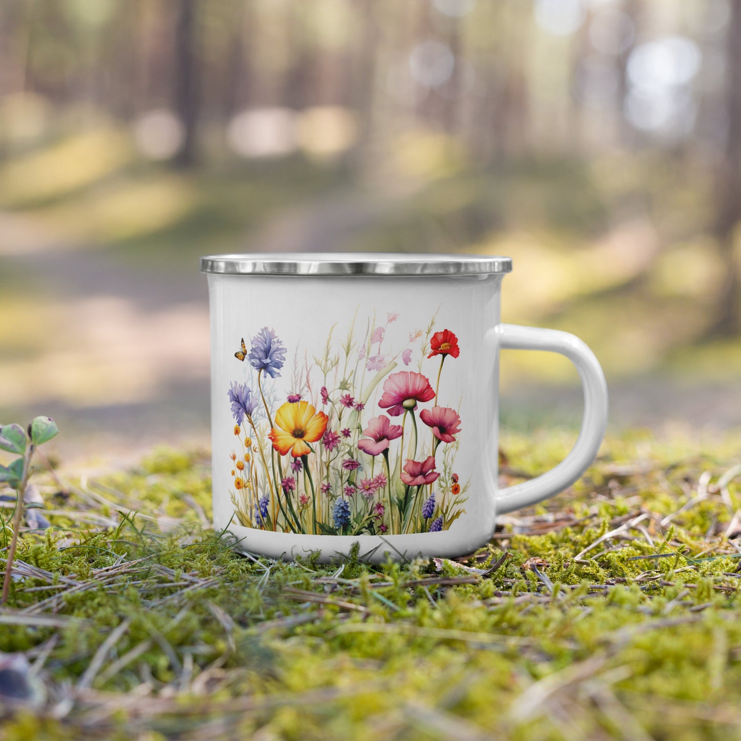 Enamel Mug Spring Flower Collection 05