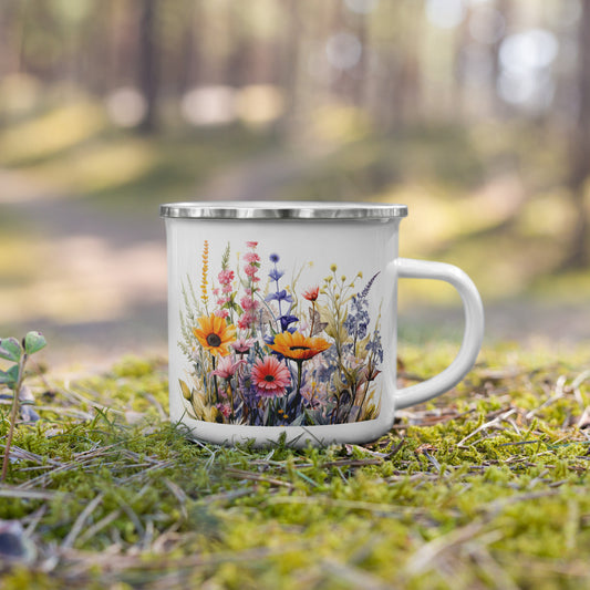 Enamel Mug Spring Flower Collection 06