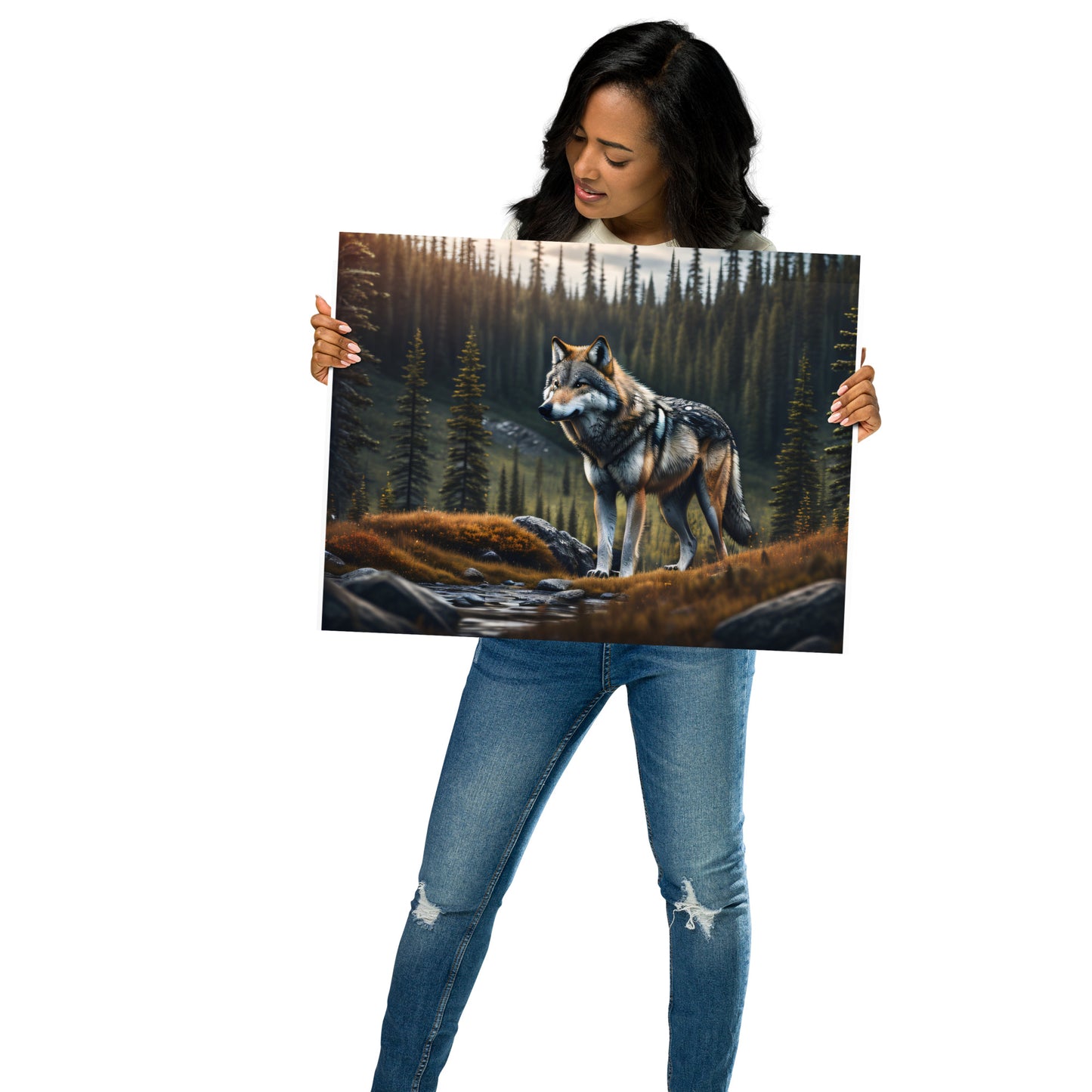 Wilderness Wolf Poster