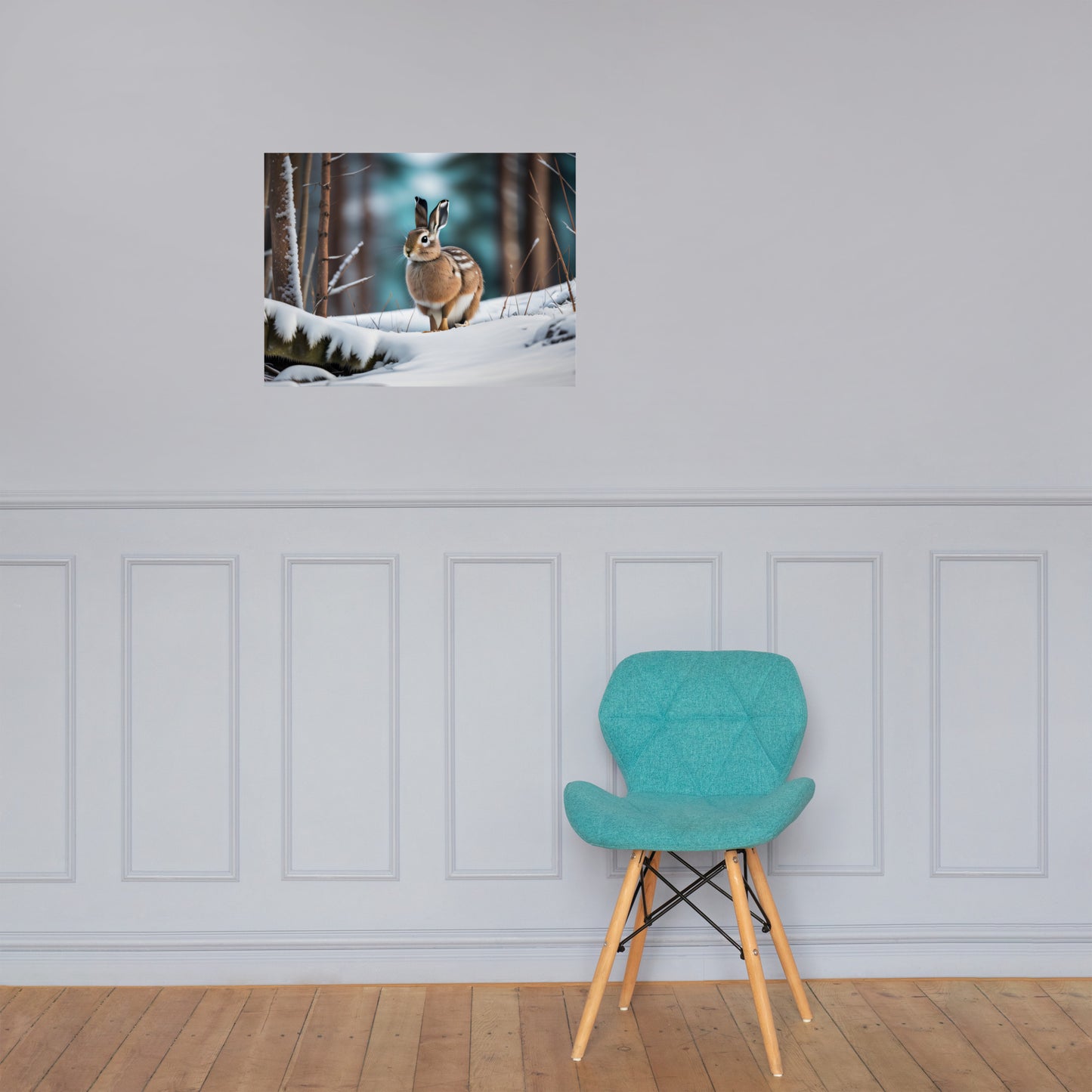 Snowshoe Hare Poster