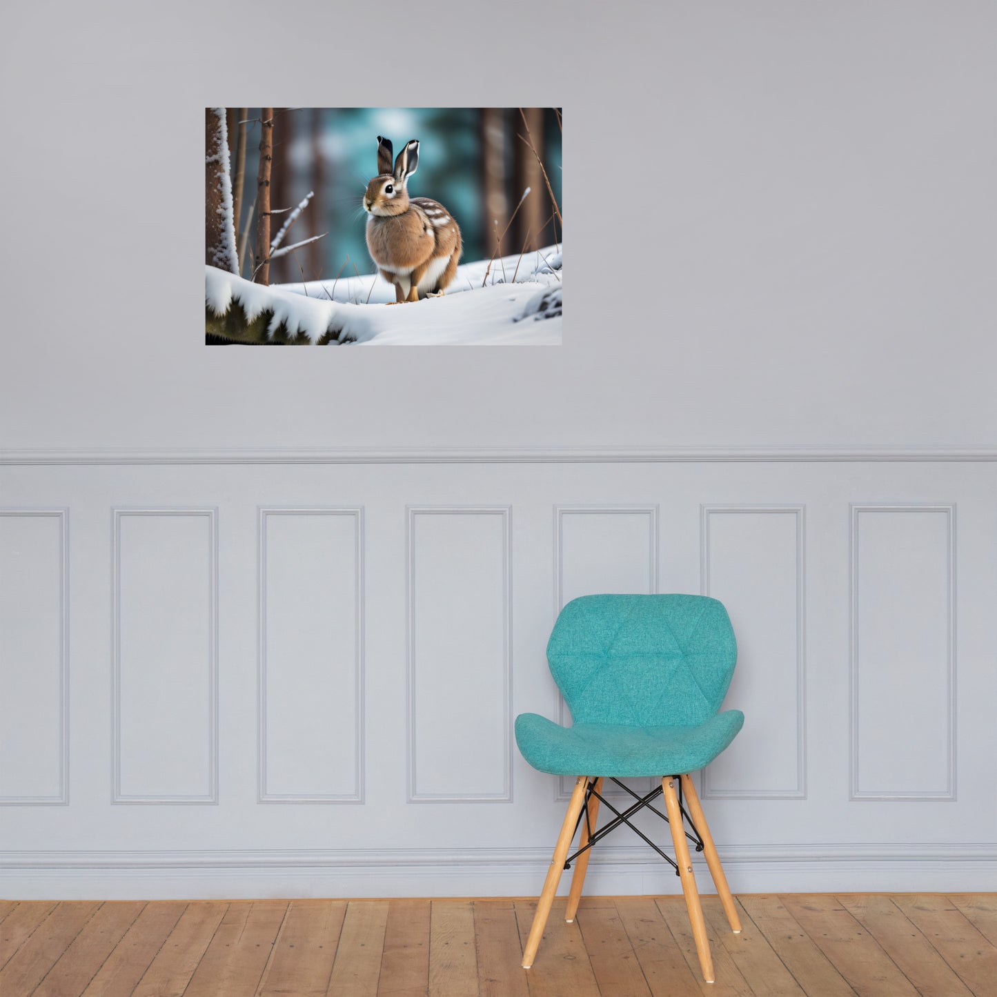 Snowshoe Hare Poster