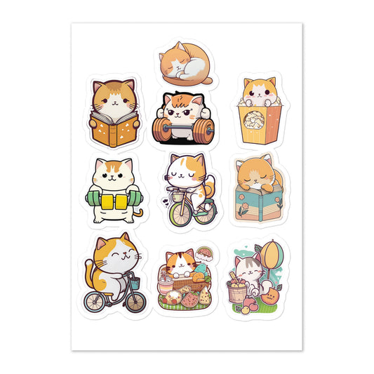 Sticker sheet - Everyday Cats