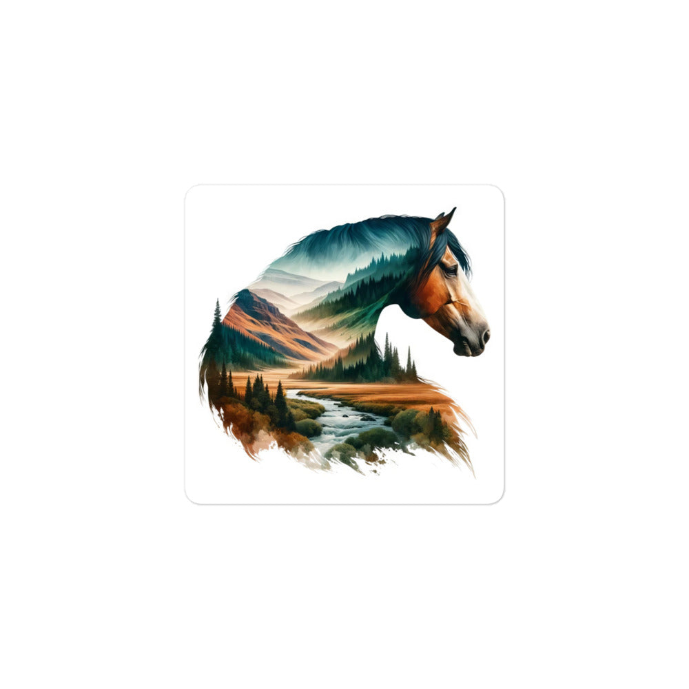 Bubble-free stickers Wild Horses 01