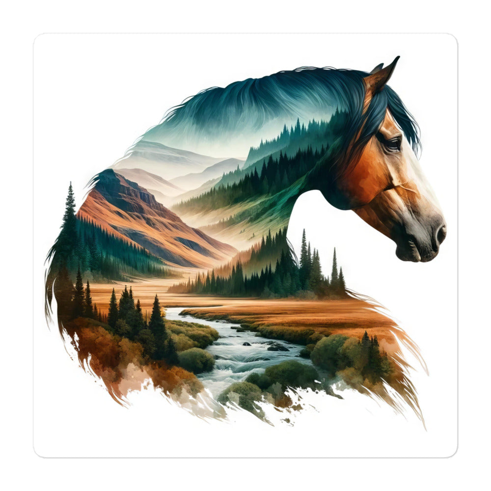 Bubble-free stickers Wild Horses 01