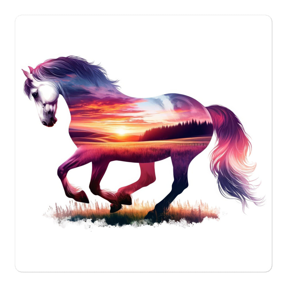 Bubble-free stickers Wild Horses 03