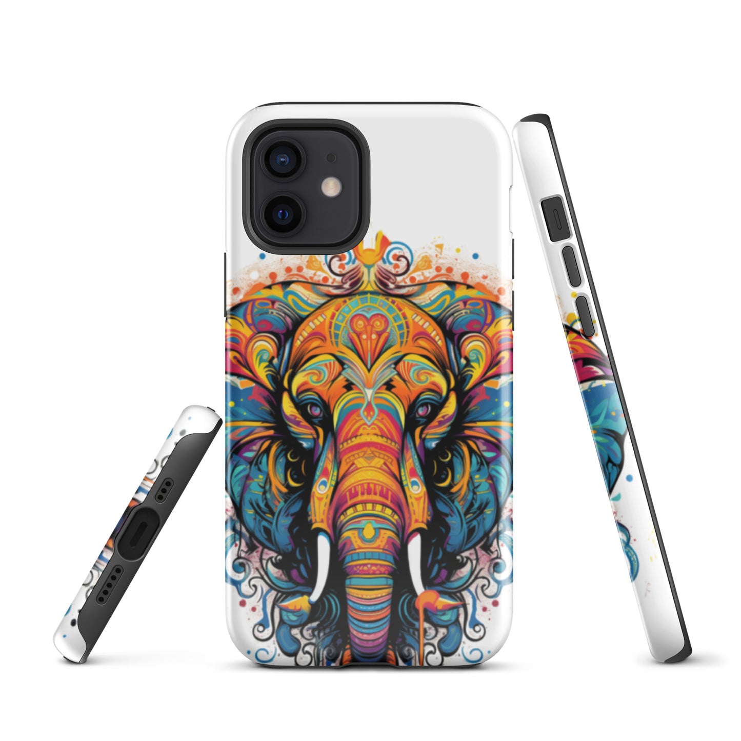 Tough Case for iPhone® BOHO Elephant 02