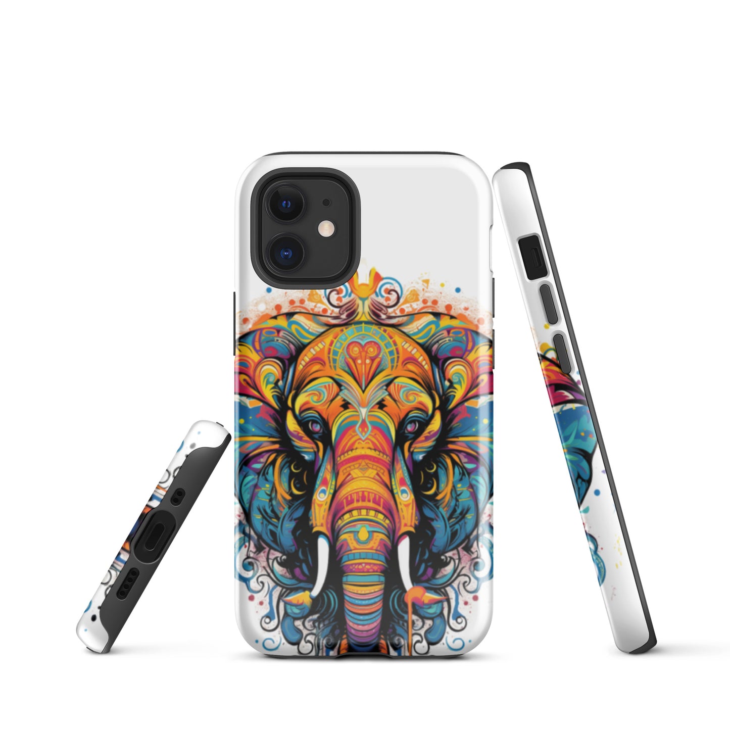 Tough Case for iPhone® BOHO Elephant 02