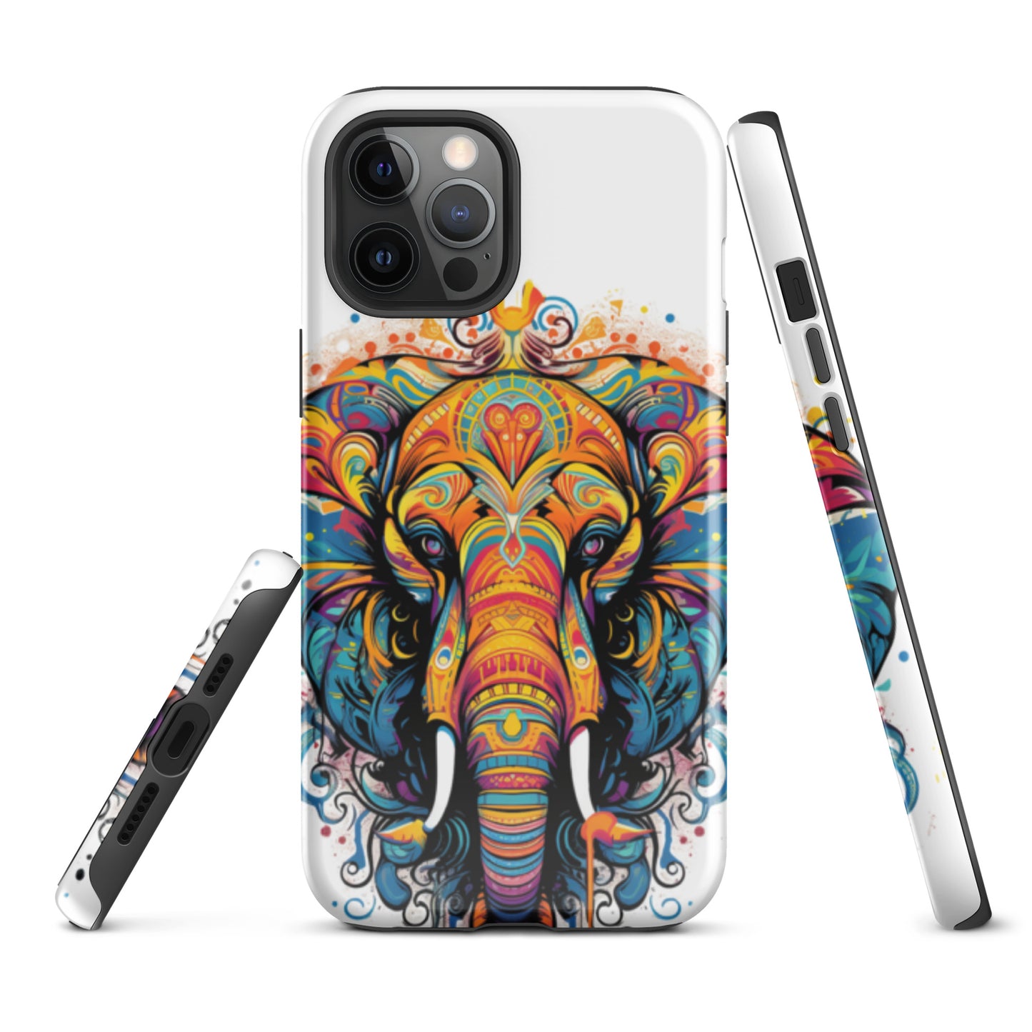 Tough Case for iPhone® BOHO Elephant 02