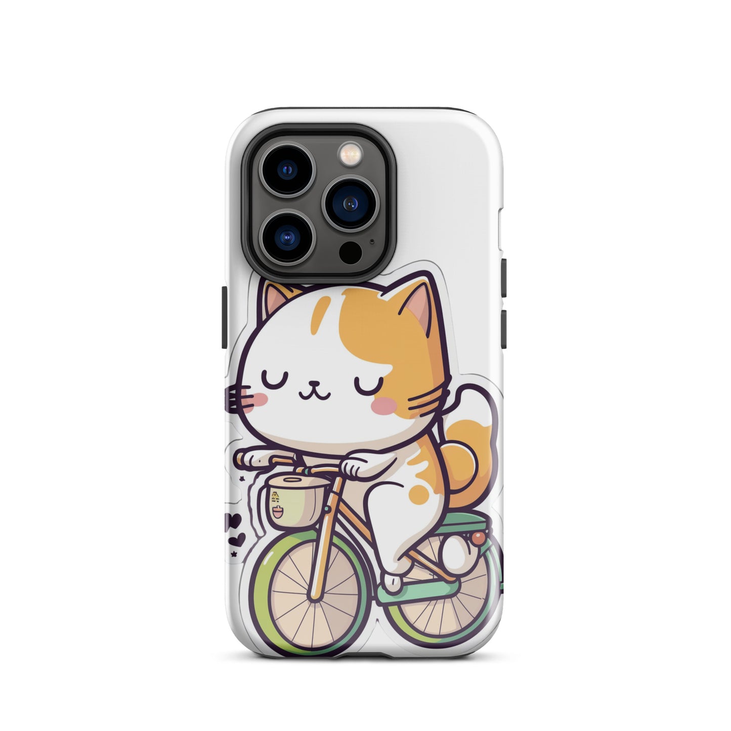 Tough Case for iPhone® "Everyday Cats" Riding