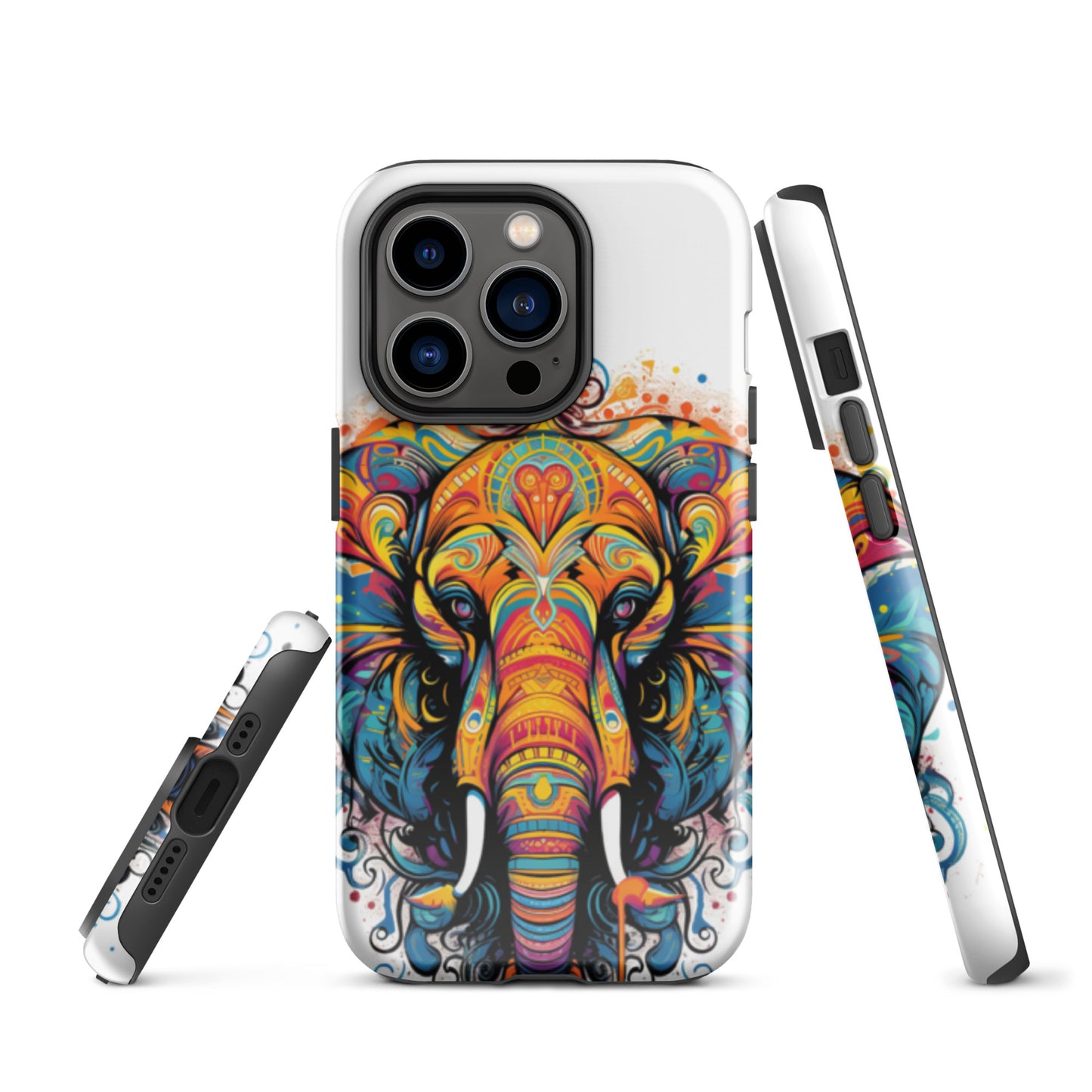 Tough Case for iPhone® BOHO Elephant 02