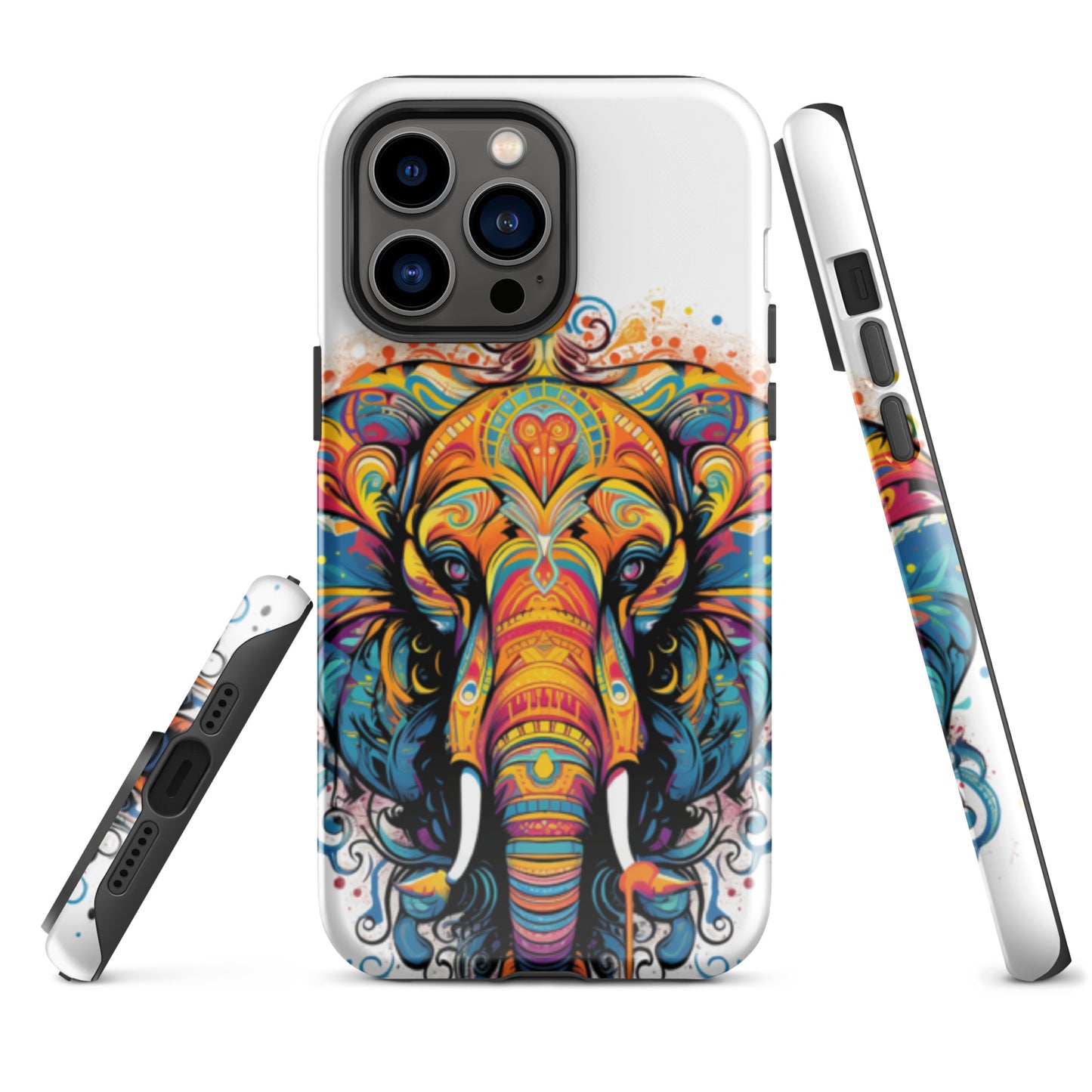 Tough Case for iPhone® BOHO Elephant 02