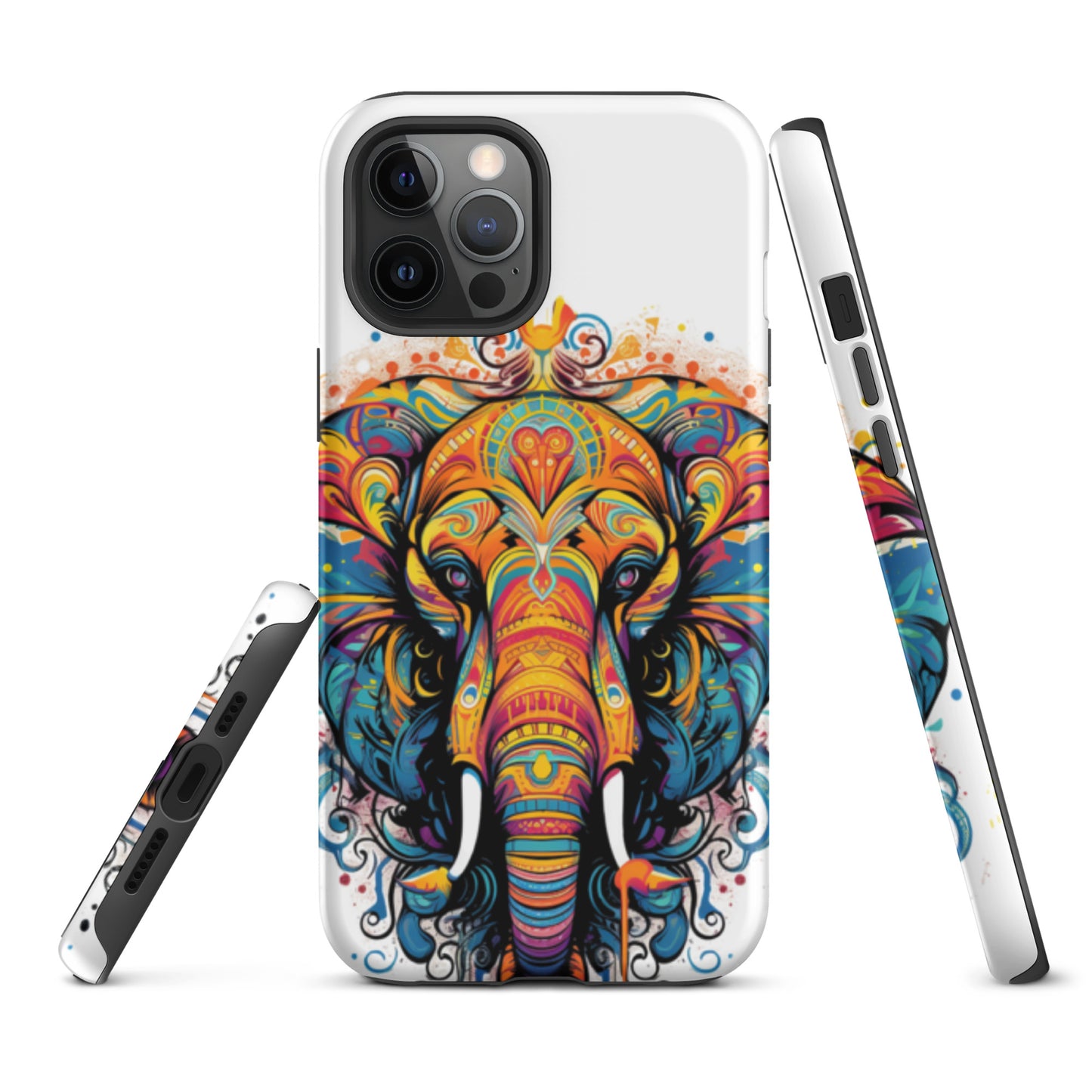 Tough Case for iPhone® BOHO Elephant 02