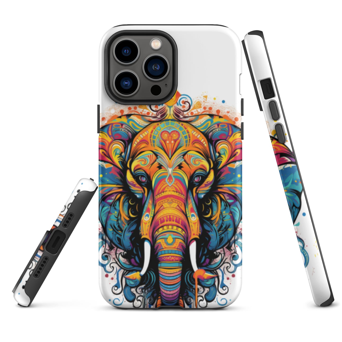 Tough Case for iPhone® BOHO Elephant 02