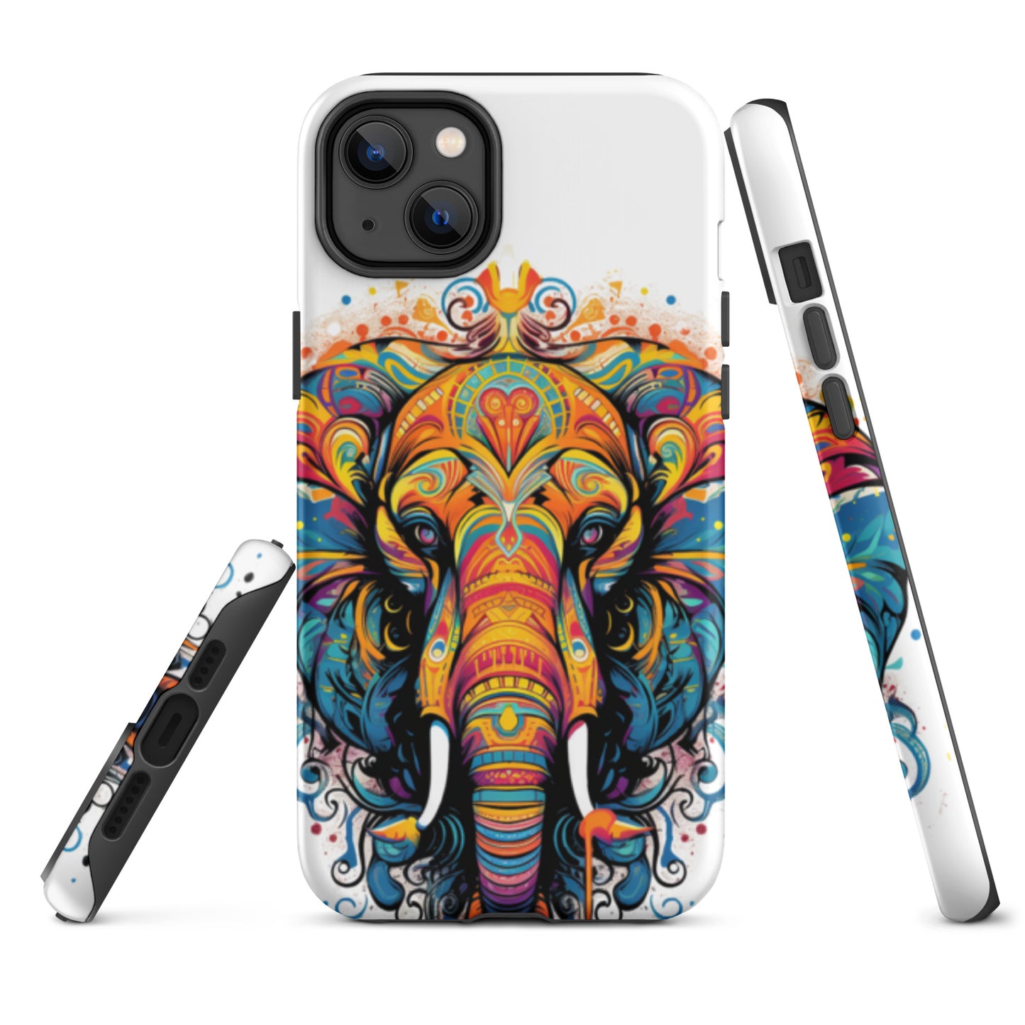 Tough Case for iPhone® BOHO Elephant 02