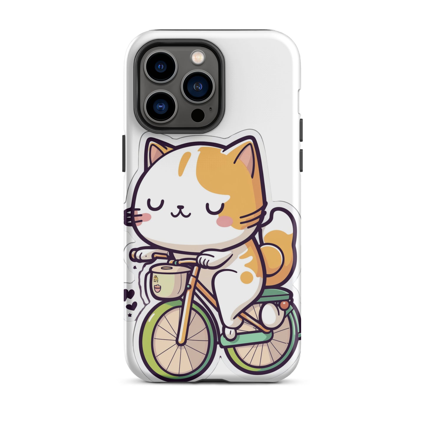 Tough Case for iPhone® "Everyday Cats" Riding