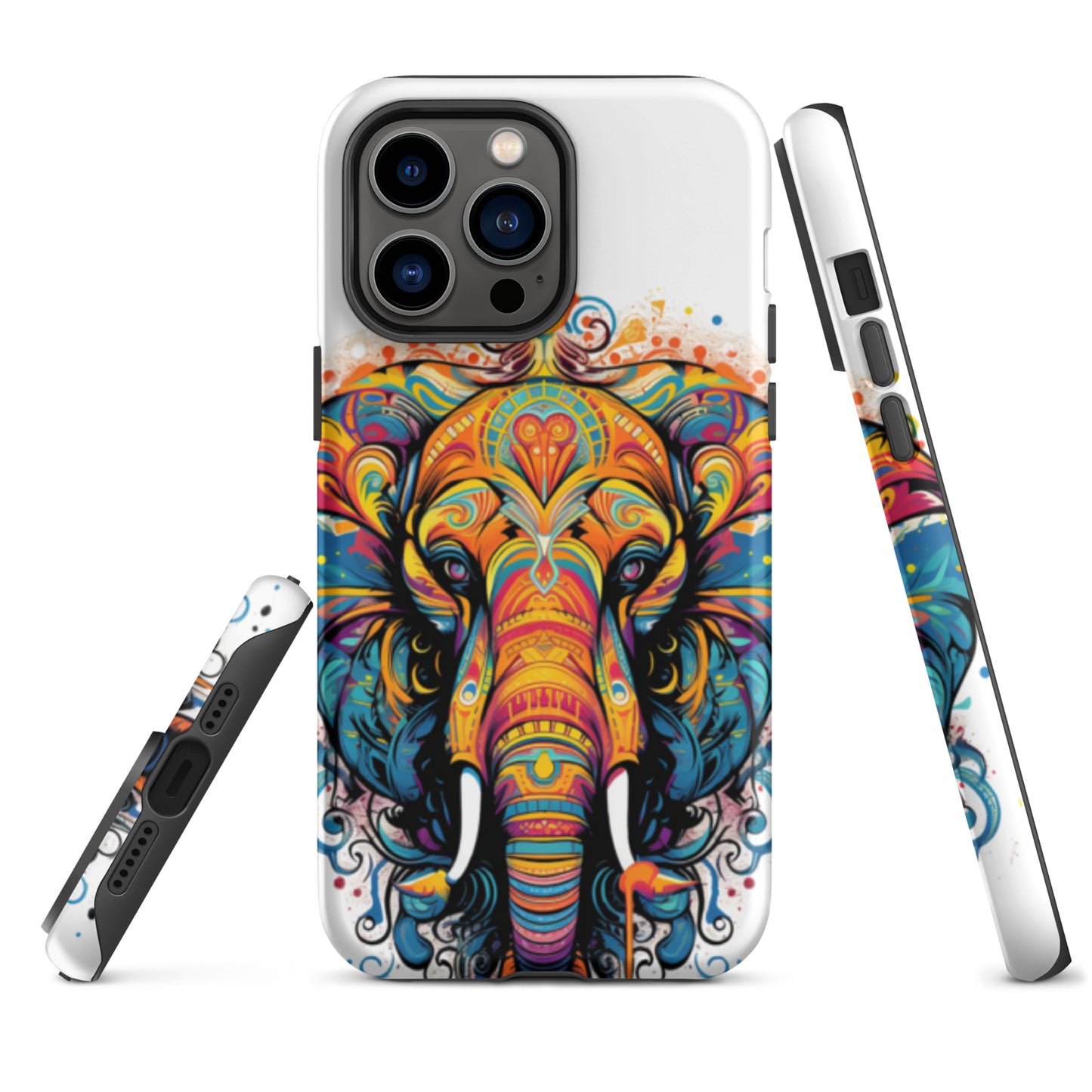 Tough Case for iPhone® BOHO Elephant 02