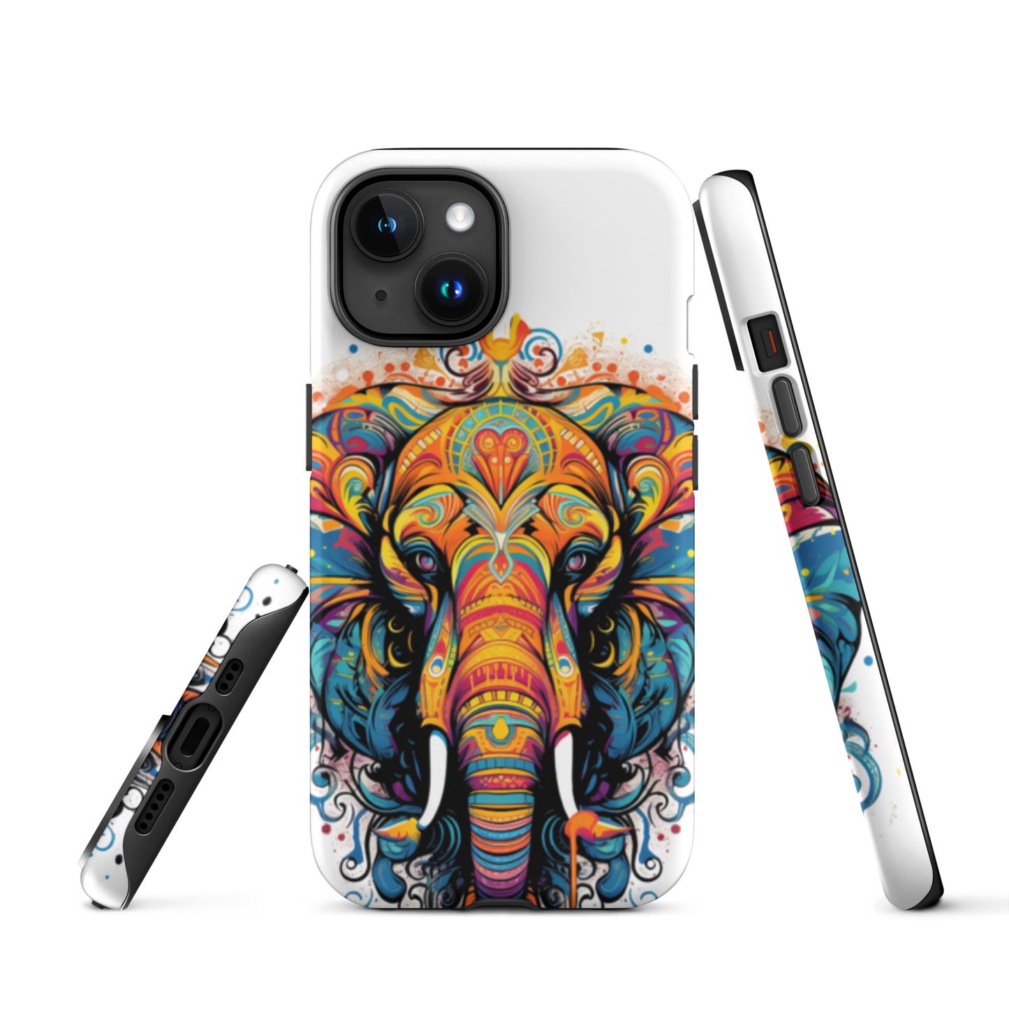 Tough Case for iPhone® BOHO Elephant 02