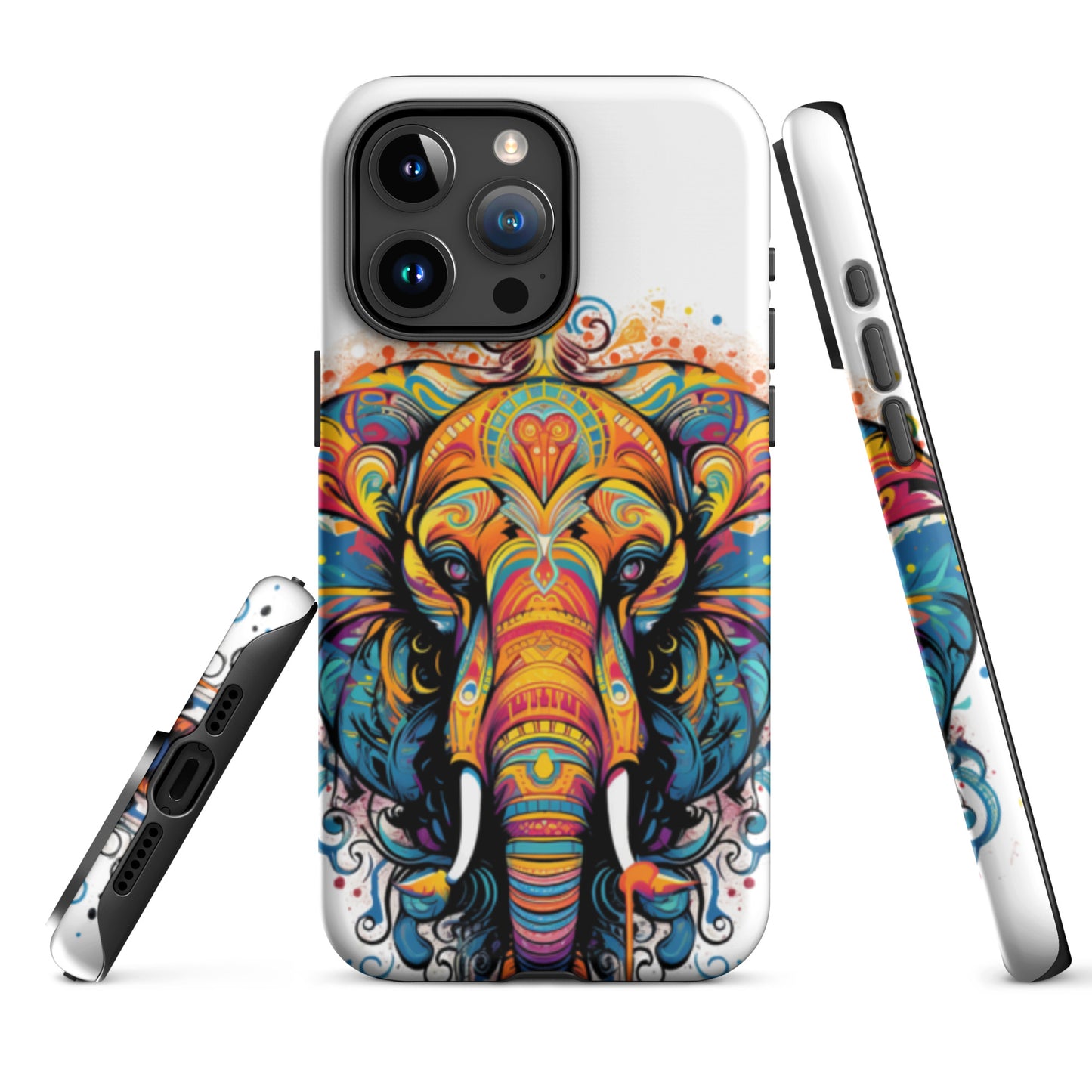 Tough Case for iPhone® BOHO Elephant 02