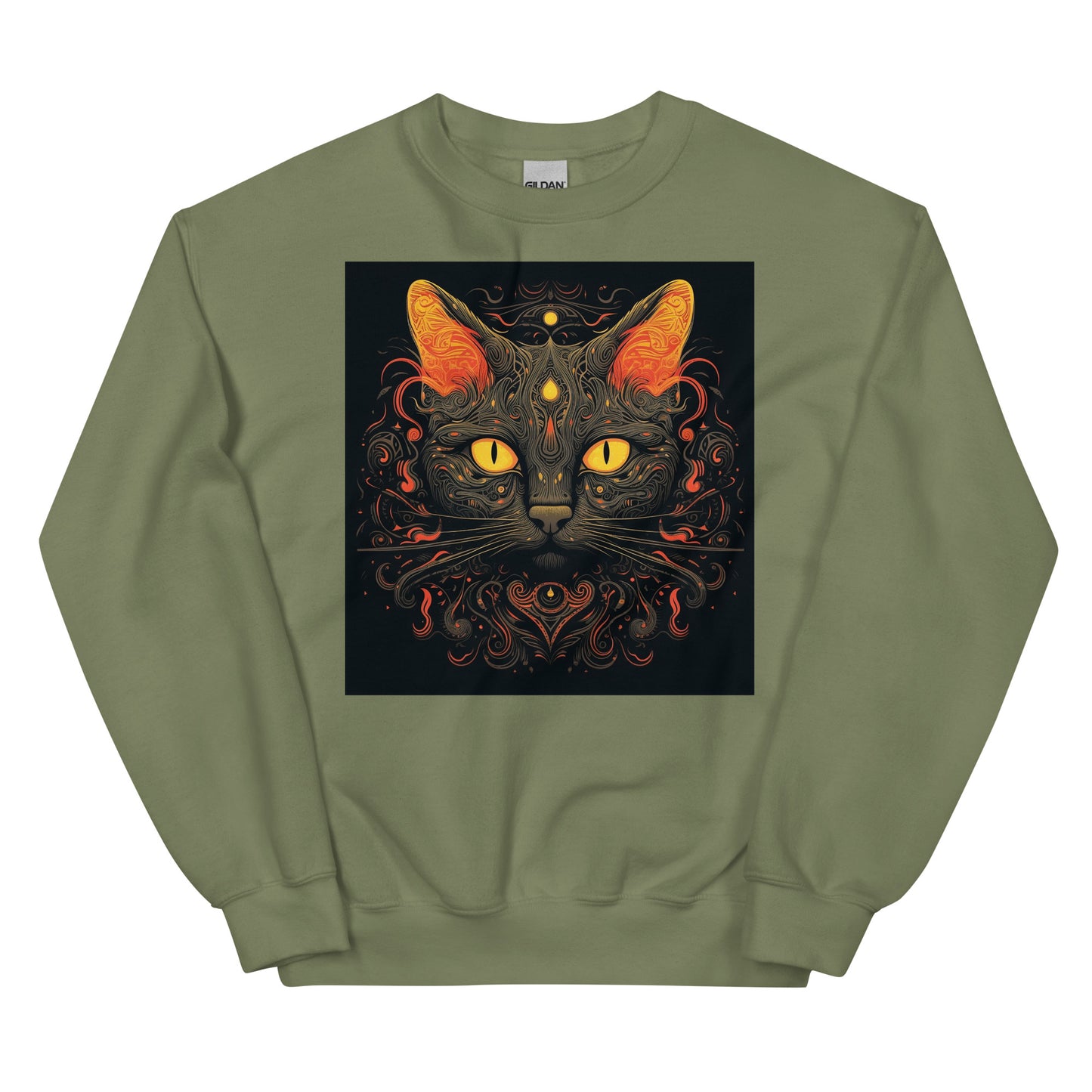 Black Cat Mystical - Unisex Sweatshirt